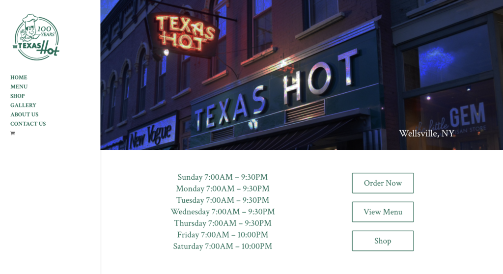 The Texas Hot - New Website